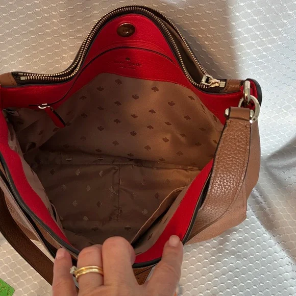 Kate Spade Medium Kailee Double Compartment Bag  + Dust Bag LIKE NEW! - Picture 10 of 13